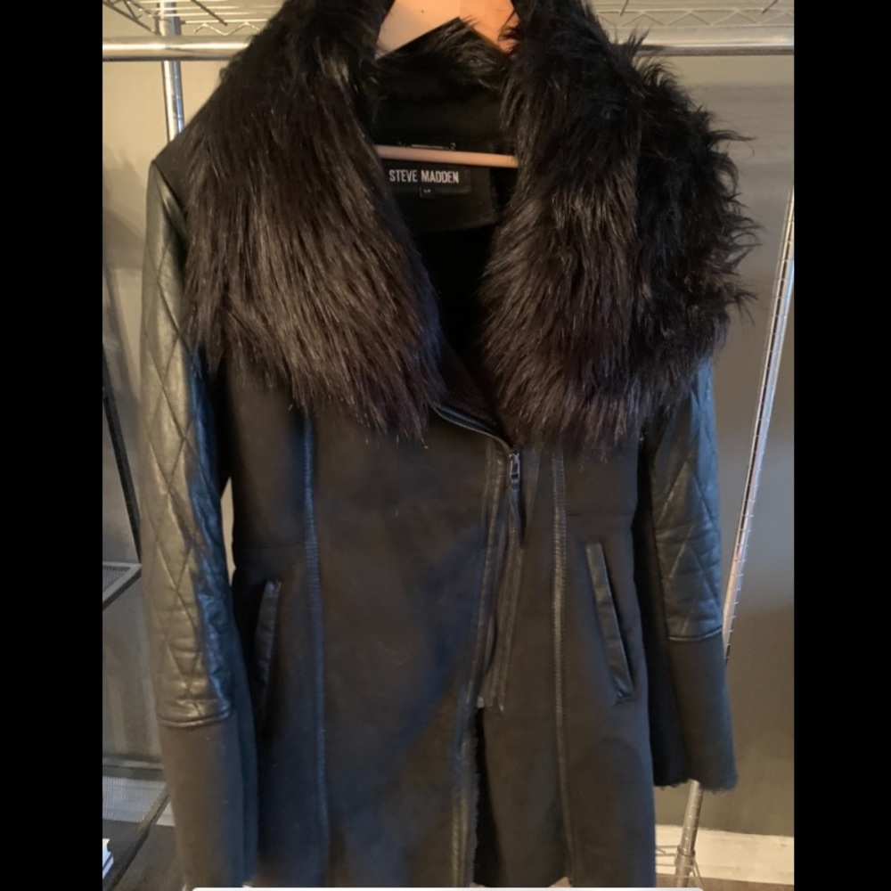 Steve Madden suede pea coat